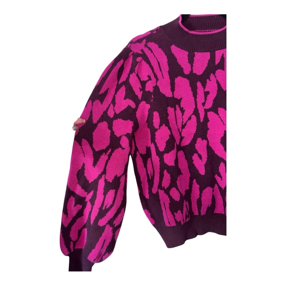 Who What Wear -Crew Neck Sweater, P2P:21”, L:24”, “Wine Tasting” - Picture 9 of 11